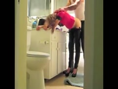 Fucking babysitter, while the wife went to the store